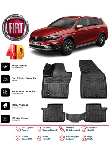 Egea Cross Wagon 2023 Model 4d Havuzlu Paspas