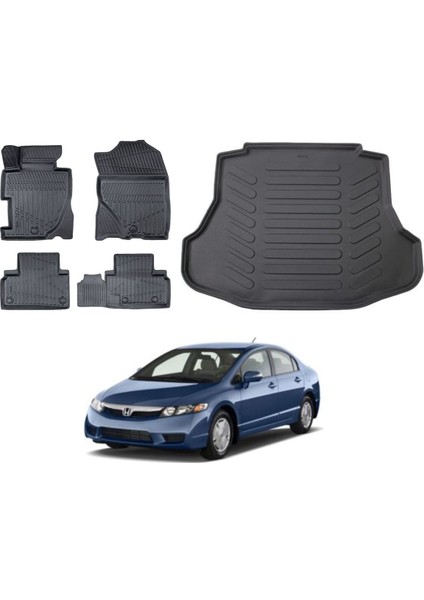 Civic 2010 Model Bagaj Havuzu Paspas Takımı Pro Eva Serisi