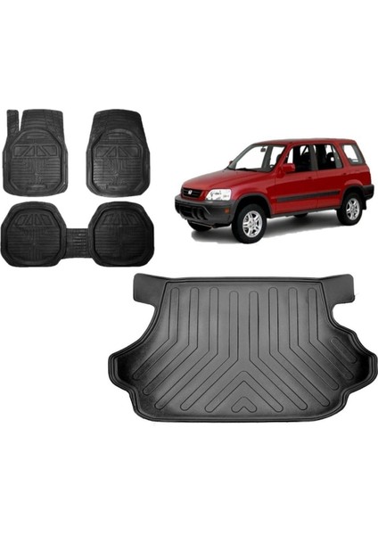 Crv 1995 Model 3D Bagaj Havuzu Uyumlu 3D Havuzlu Paspas Takımı