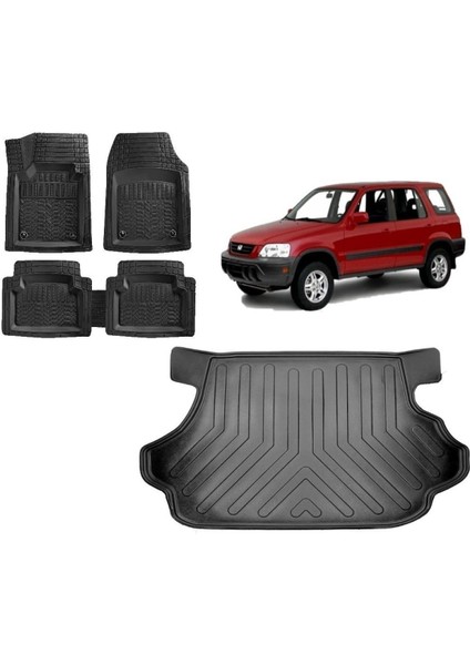 Crv 1999 Model 3D Bagaj Havuzu+3d Havuzlu Araca Özel Paspas Takımı
