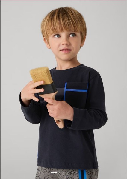 Erkek Çocuk Uzun Kol Tişört 4058 fiyatları