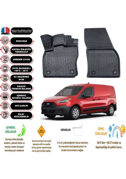 Connect 2024 Model 4d Havuzlu Paspas (2 Parça)