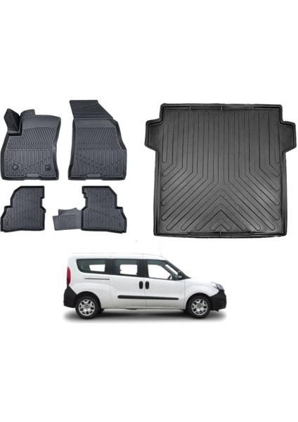 Doblo Maxi 2020 Model Bagaj Havuzu Paspas Takımı Pro Eva Serisi