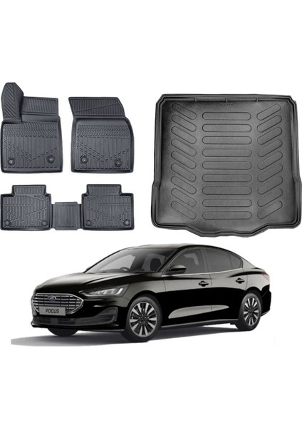 Focus 5 Sedan 2021 Model Tamir Kitli Bagaj Havuzu Paspas Takımı Eva Serisi