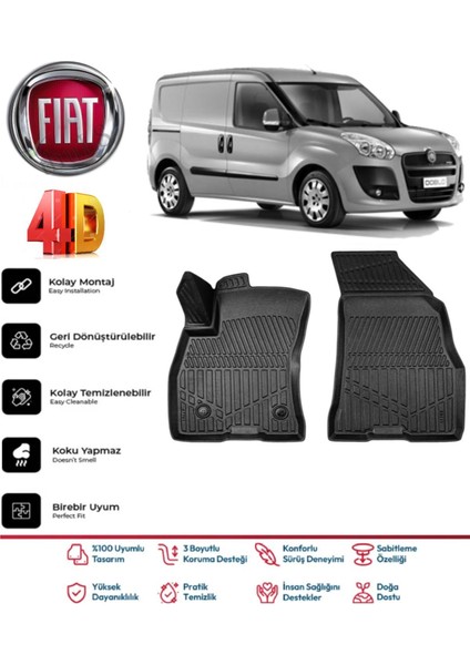 Doblo Panelvan 2017 Model 4d Havuzlu Paspas