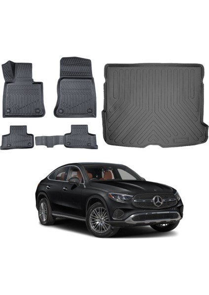 Glc Suv 2023 Sonrası 3D Bagaj Havuzu+Paspas Takımı