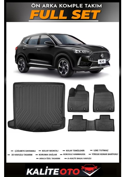 Hs Benzinli Bagaj Havuzu+4.5d Havuzlu Paspas Seti 2019 Model