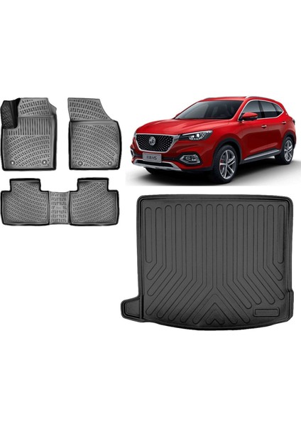 Hs Benzinli 2019 Model 3D Bagaj Havuzu+3d Havuzlu Araca Özel Paspas Takımı