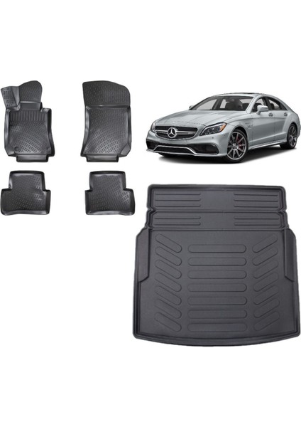 Cls 2013 Model 3D Bagaj Havuzu+3d Havuzlu Araca Özel Paspas Takımı