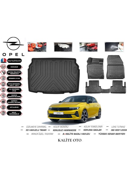 Astra L 2023 Model 3D Bagaj Havuzu+4d Havuzlu Paspas Setii