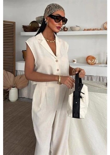 Zoe Crop Yelek Takım 9744-08