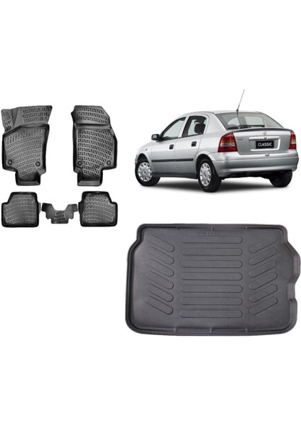 Astra G Hatchback 1999 Model 3D Bagaj Havuzu+3d Havuzlu Araca Özel Paspas Takımı