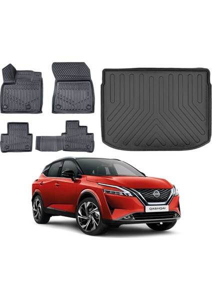 Qashqai 2025 Model Üst Bagaj Havuzu Paspas Takımı Maxi Eva Serisi