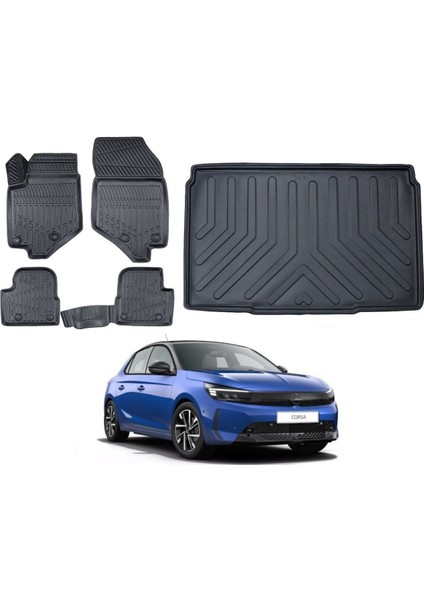 Corsa F 2024 Model Bagaj Havuzu Paspas Takımı Pro Eva Serisi