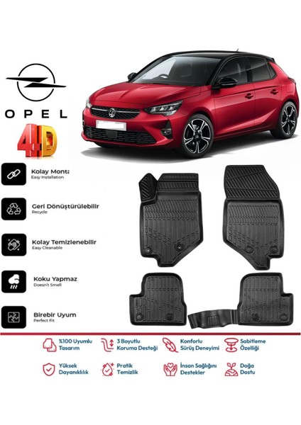 Corsa F 2023 Model 4d Havuzlu Paspas