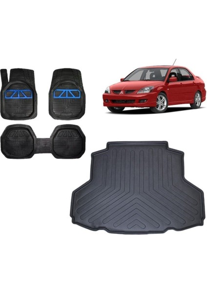 Lancer 2005 Model 3D Bagaj Havuzu+3d Havuzlu Araca Özel Paspas Takımı