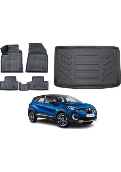 Captur 2018 Model Bagaj Havuzu Paspas Takımı Maxi Eva Serisi