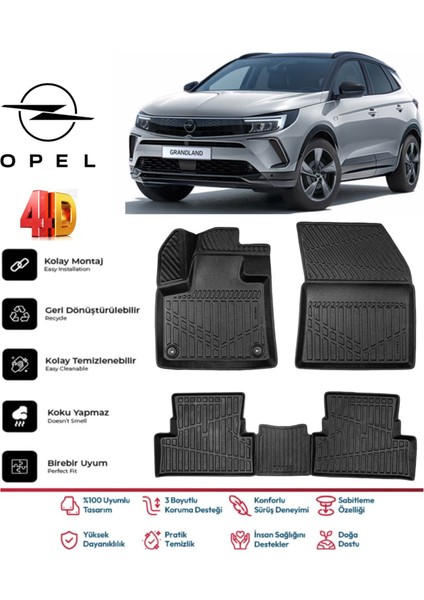 Grandland 2021 Model 4d Havuzlu Paspas