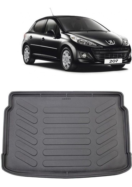 207 Hatchback 2014 Model 3D Bagaj Havuzu+3d Havuzlu Araca Özel Paspas Takımı fiyatları
