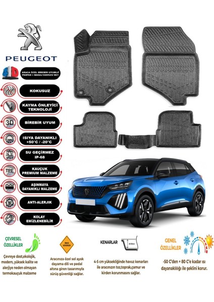 2008 2021 Model 4d Araca Özel Havuzlu Paspas Takımı