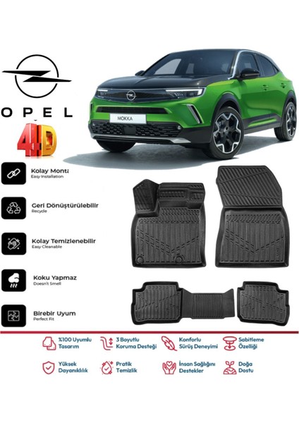 Mokka Elektirikli 2021 ve Sonrası 4d Extra Havuzlu Paspas Pro Serisi Paspas Takımı Kokusuz