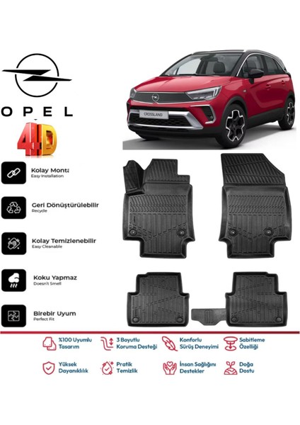 Crossland 2025 Model 4d Havuzlu Paspas