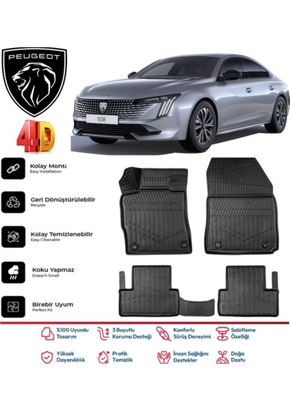 508 2019 Model 4d Havuzlu Paspas