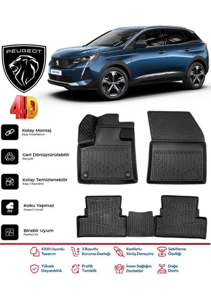 3008 2020 Model 4d Havuzlu Paspas