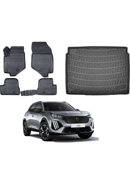 2008 Elektrikli 2022 Model Üst Bagaj Havuzu+3d Araca Özel Paspas Takımı Birebir Uyumlu