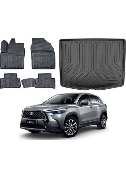 Corolla Cross 2024 Uyumlu Model Bagaj Havuzu Paspas Takımı Maxi Eva Serisi