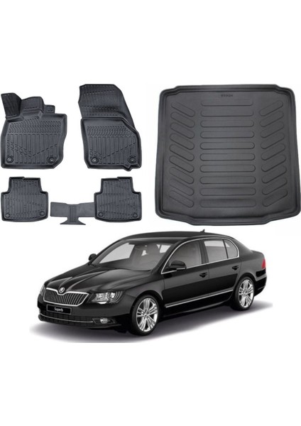 Superb 2009 Model Bagaj Havuzu Paspas Takımı Maxi Eva Serisi