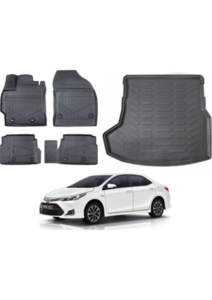 Corolla 2014 Model Bagaj Havuzu Paspas Takımı Pro Eva Serisi