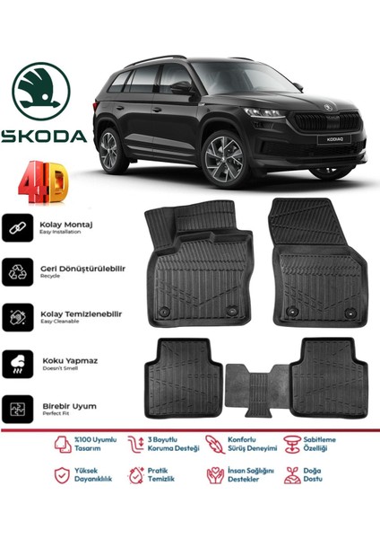 Kodiaq 2017 Model 4d Havuzlu Paspas