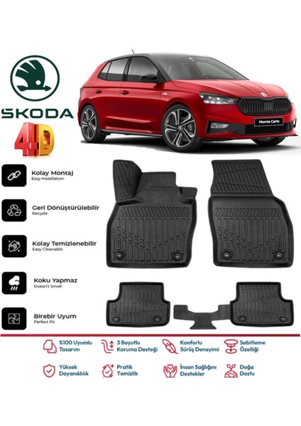 Fabia 2024 Model 4d Havuzlu Paspas