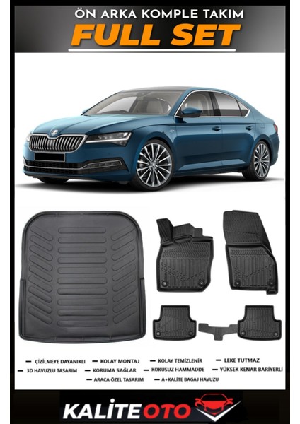 Super B Bagaj Havuzu+4.5d Havuzlu Paspas Seti 2016 Model