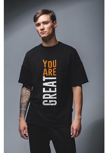 Kısa Kollu Tişört Unisex Erkek Kadın Baskılı Oversize T-Shirt fiyatları