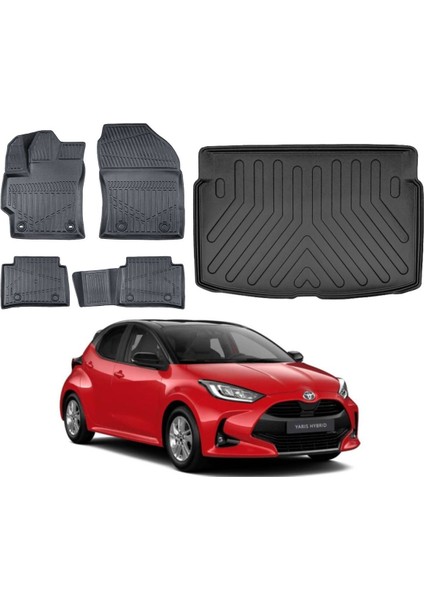 Yaris 2025 Model Bagaj Havuzu Paspas Takımı Maxi Eva Serisi