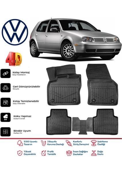 Golf 4 2004 Model 4d Havuzlu Paspas