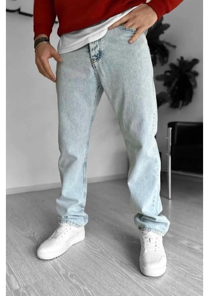 Captiva Denim Erkek Baggy Jean Pantolon