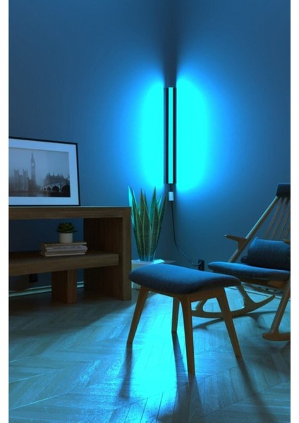 Uzaktan Kumandalı 16 Renk 4 Modlu Köşe Lambader Gece Lambası modelleri