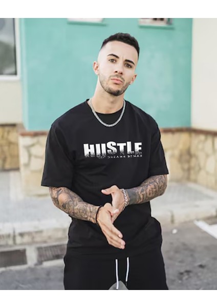 Kısa Kollu Tişört Unisex Erkek Kadın Baskılı Oversize T-Shirt