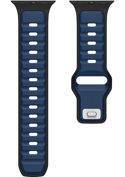 Apple Watch 10 46 mm Uyumlu Silikon Kordon Çift Renkli Premium Spor Tasarım Kayış fiyatları