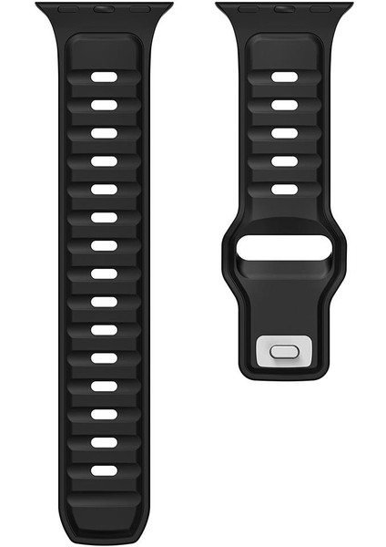 Apple Watch Ultra / Ultra 2 49 mm Uyumlu Silikon Kordon Çift Renkli Premium Spor Tasarım Kayış fırsatları