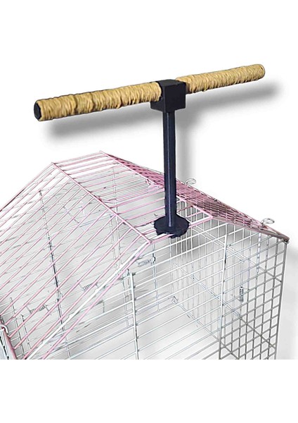 Hasırlı T Tünek & Ipli Yapay Çim Destekli Kuş Hamağı 12X12 cm 2 Li Ürün fiyatları