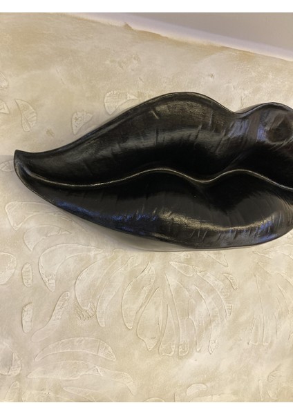 Dudak Duvar Obje Heykeli ,siyah modelleri