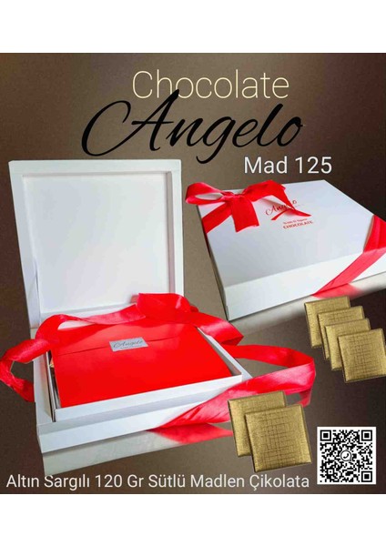 Angelo Chocolate 120 gr Hediyelik Madlen Çikokata modelleri