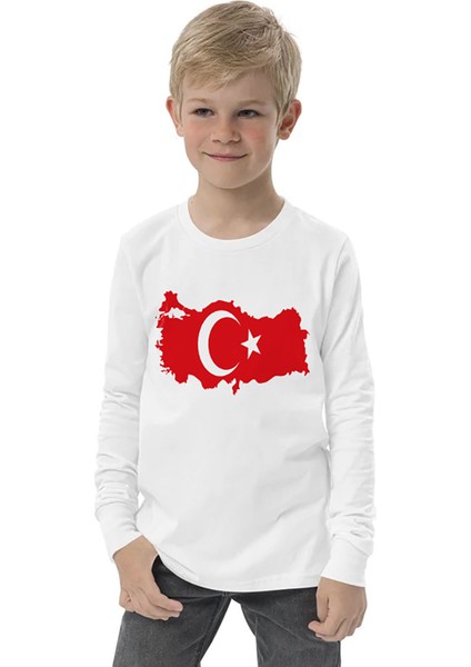 23 Nisan Sweatshirt Türk Bayrağı Baskı Atatürk Baskı Tişort