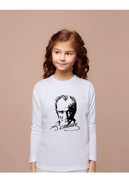 23 Nisan Sweatshirt Türk Bayrağı Baskı Atatürk Baskı Tişort