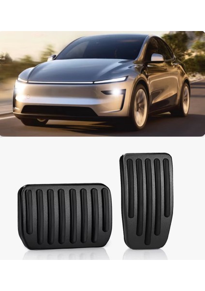 Tesla Yeni Model Y Juniper Uyumlu Performans Pedal Seti Siyah