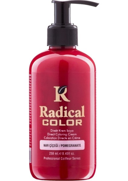 New 25/pomegranate Amonyaksız Su Bazlı Saç Boyası 250 ml 1 Adet Nar Çiçeği